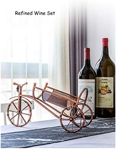 Elegant Wrought Iron Tabletop Wine Rack