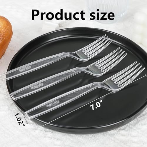 1500 Count BPA-Free Heat Resistant Plastic Forks