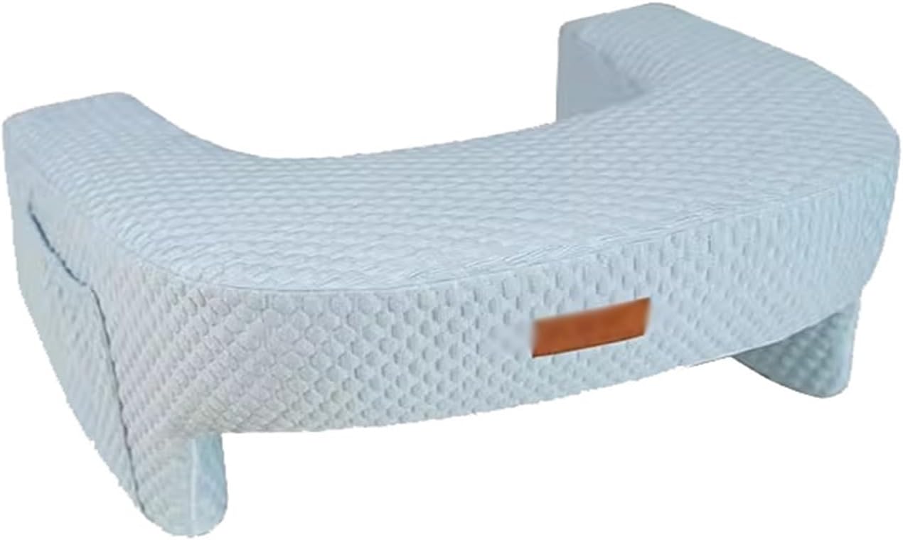 Lap Desk Pillow with Side Pockets and Memory Foam