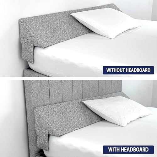XL Triangle Bed Wedge Pillow for Headboard Gap