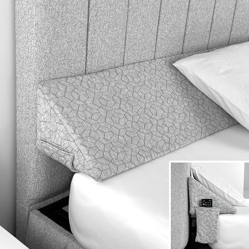 XL Triangle Bed Wedge Pillow for Headboard Gap