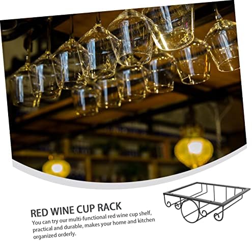 ABOOFAN 1pc Red Wine Glass Holder Countertop Rack