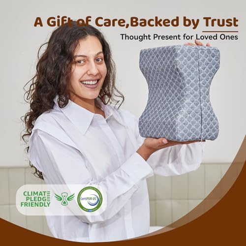 Premium Memory Foam Knee Pillow for Side Sleepers
