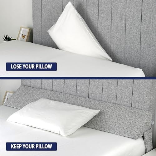 XL Triangle Bed Wedge Pillow for Headboard Gap