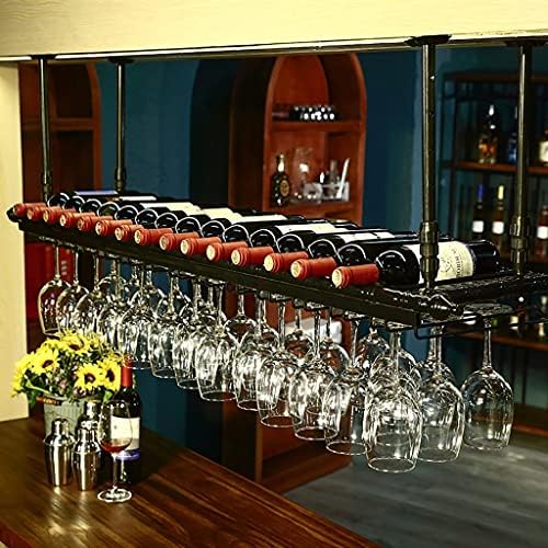 Wine Rack Wall-Mounted Adjustable Height Storage Shelves