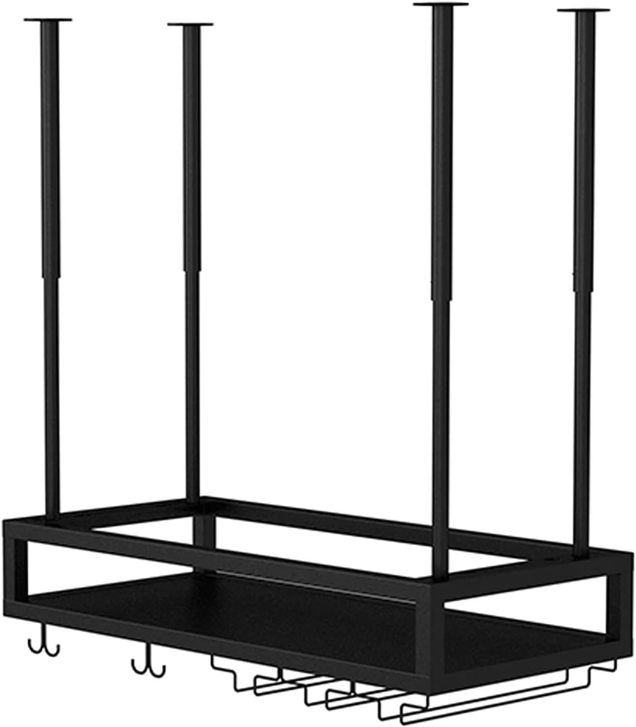 ALDEPO Upside Down Wine Rack - Space-Saving Ceiling Storage