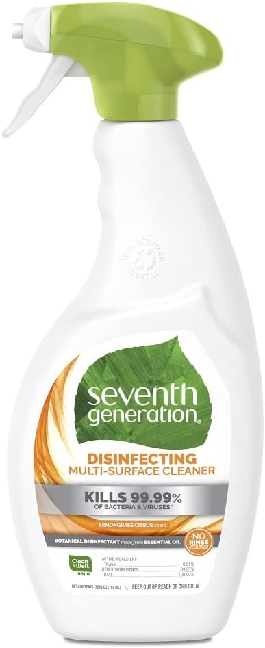 Seventh Generation Disinfecting Cleaner Lemongrass Citrus 26 fl oz