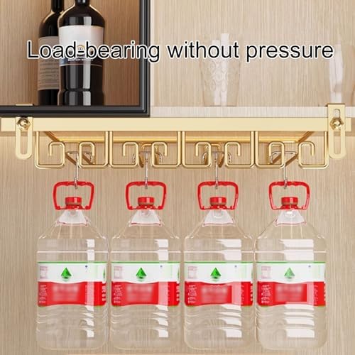 Wine Glass Wall Rack Organizer - Gold 1