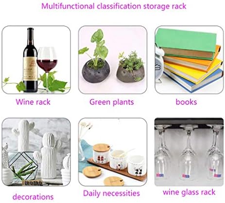 ZJDYDY Wall-Mounted Wine Rack with Solid Wood