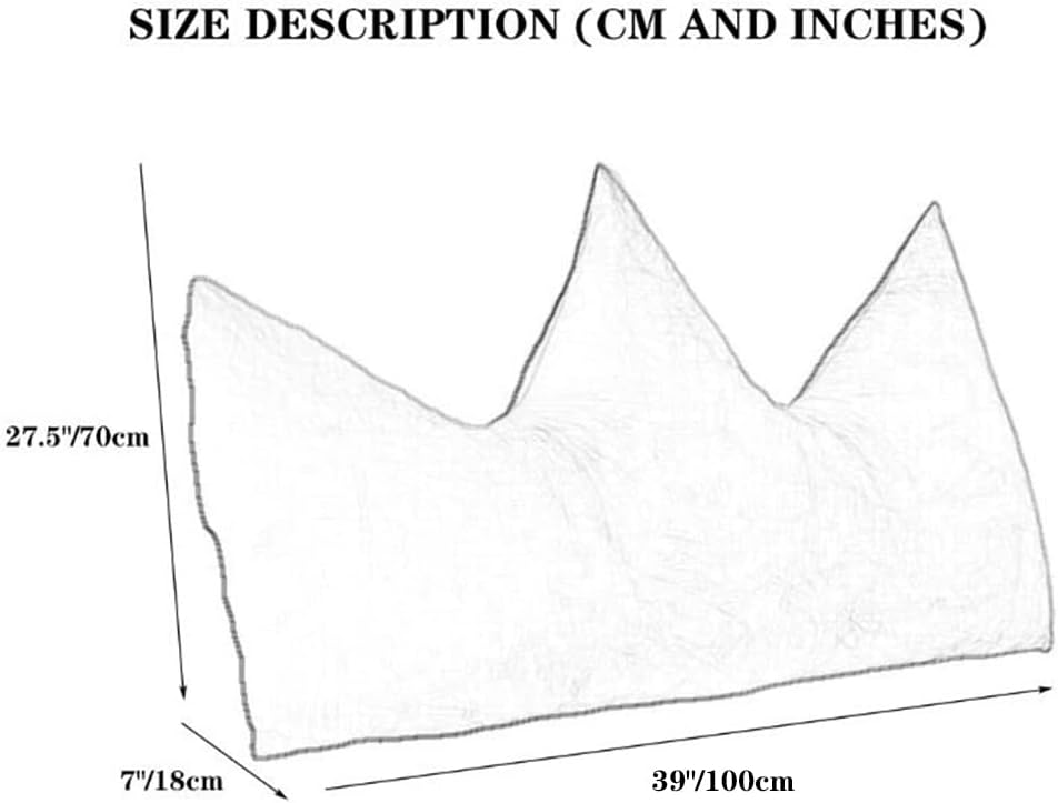 ZZYK Pearl Cotton Wedge Pillow Support Reading Cushion Black 39100cm