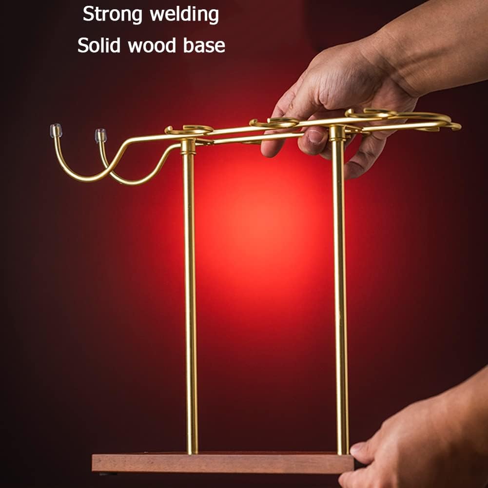 NWB Freestanding Wine Glass Holder with Decanter