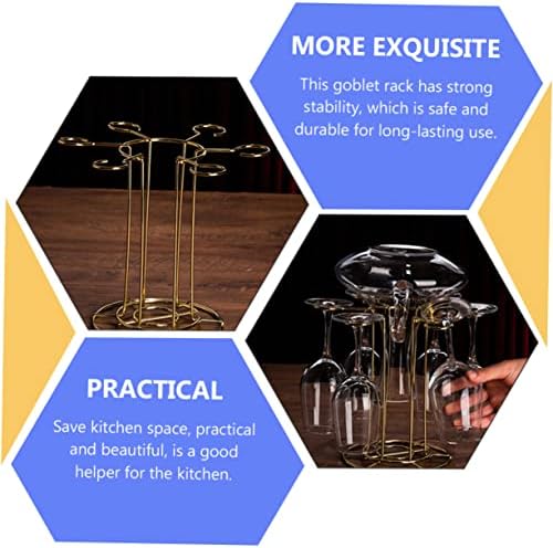 OHPHCALL Stemware Glass Holder Rack for Kitchen and Bar