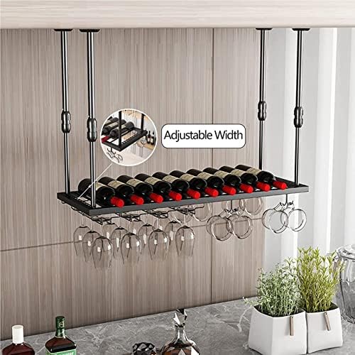Wall-Mounted Wine Rack for Home Bar and Kitchen