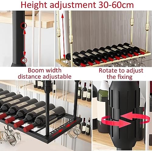LIGUOYI Ceiling Wine Glass Holder Rack