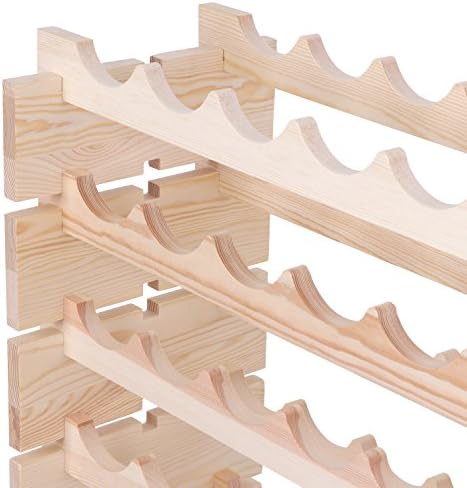 HomGarden 8 Tier Free Standing Wine Rack