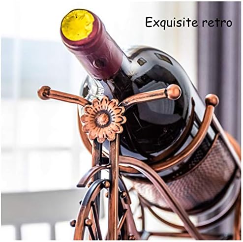 Elegant Wrought Iron Tabletop Wine Rack