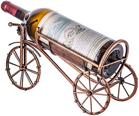Elegant Wrought Iron Tabletop Wine Rack