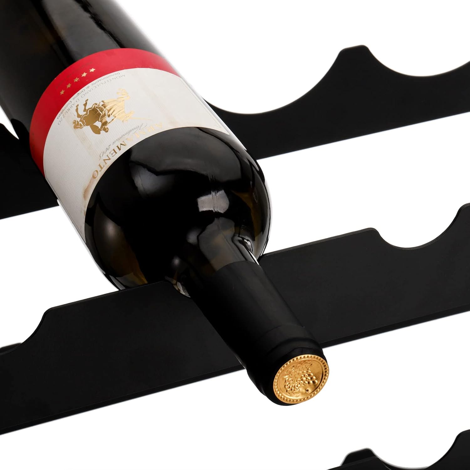 AVLA 3 Tier Freestanding Wine Rack With 12 Bottles Capacity