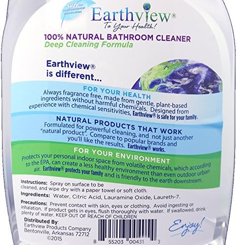 Earthview Bathroom Cleaner 2 pk32 oz Fragrance Free