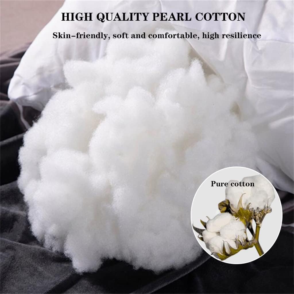 ZZYK Upholstered Headboard Pearl Cotton Wedge Cushion for Sofa Bed
