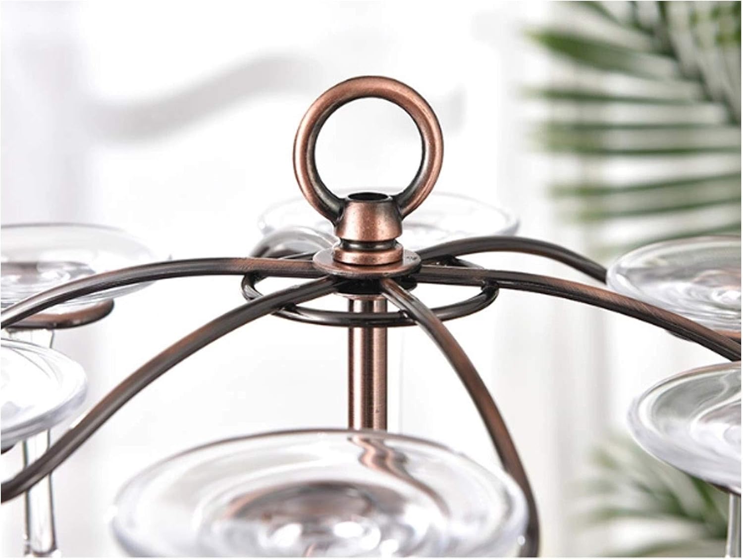 BOCbco Countertop Wine Rack Holder - 6 Glasses 2 Bottles