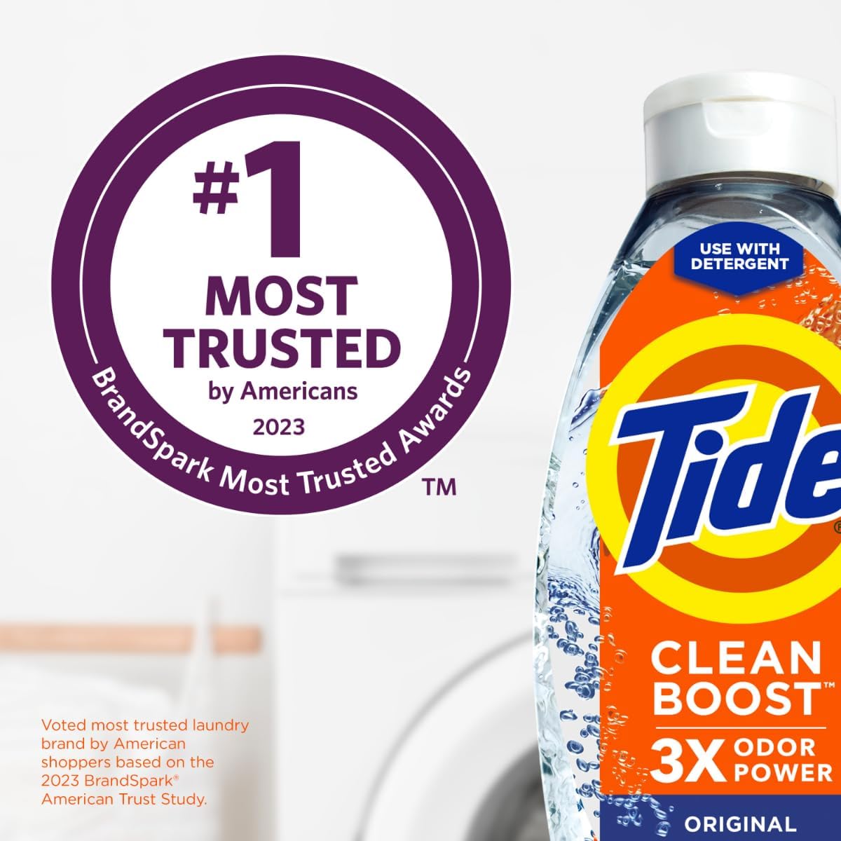 Tide Deep Cleansing Fabric Rinse with 3X Odor Power 48 oz