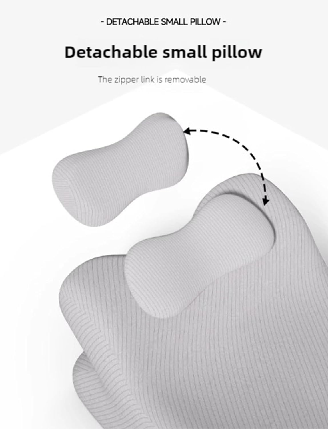 Slow Rebound Memory Foam Pillow for Reading and Posture Support