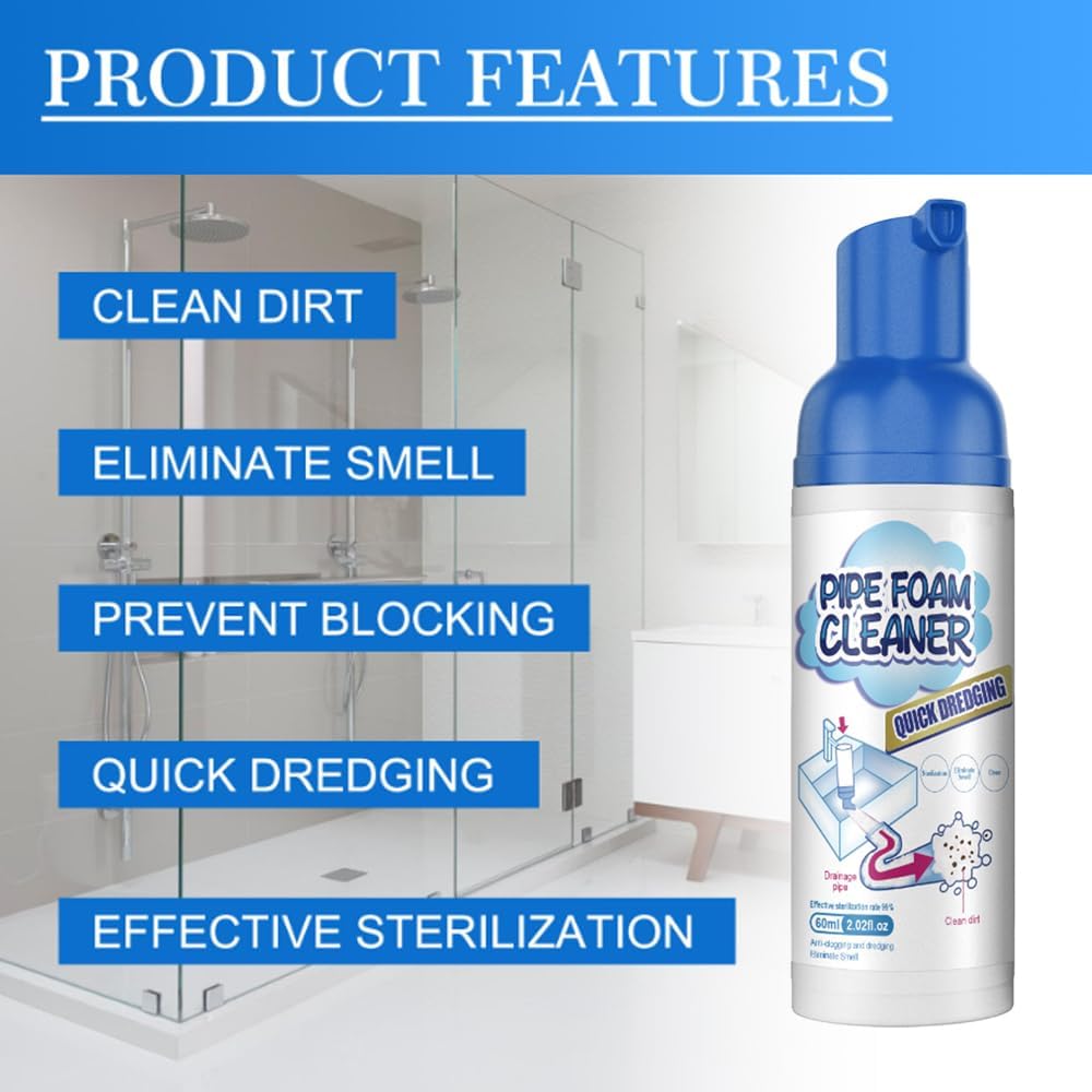 Grossplus Drain Cleaner for Bathroom Kitchen Toilet 1pcs