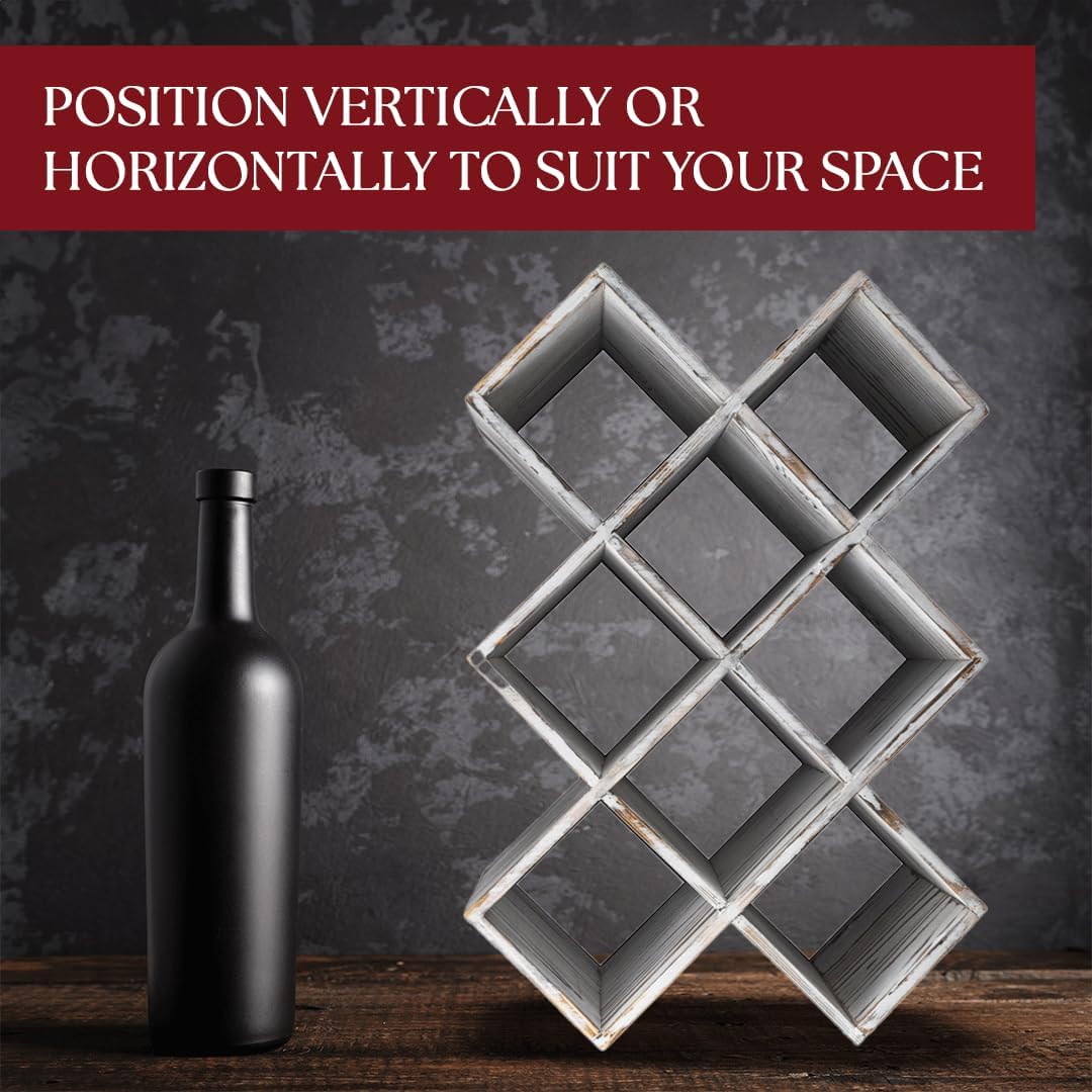 Penitent Man Trading Co Wooden Wine Rack