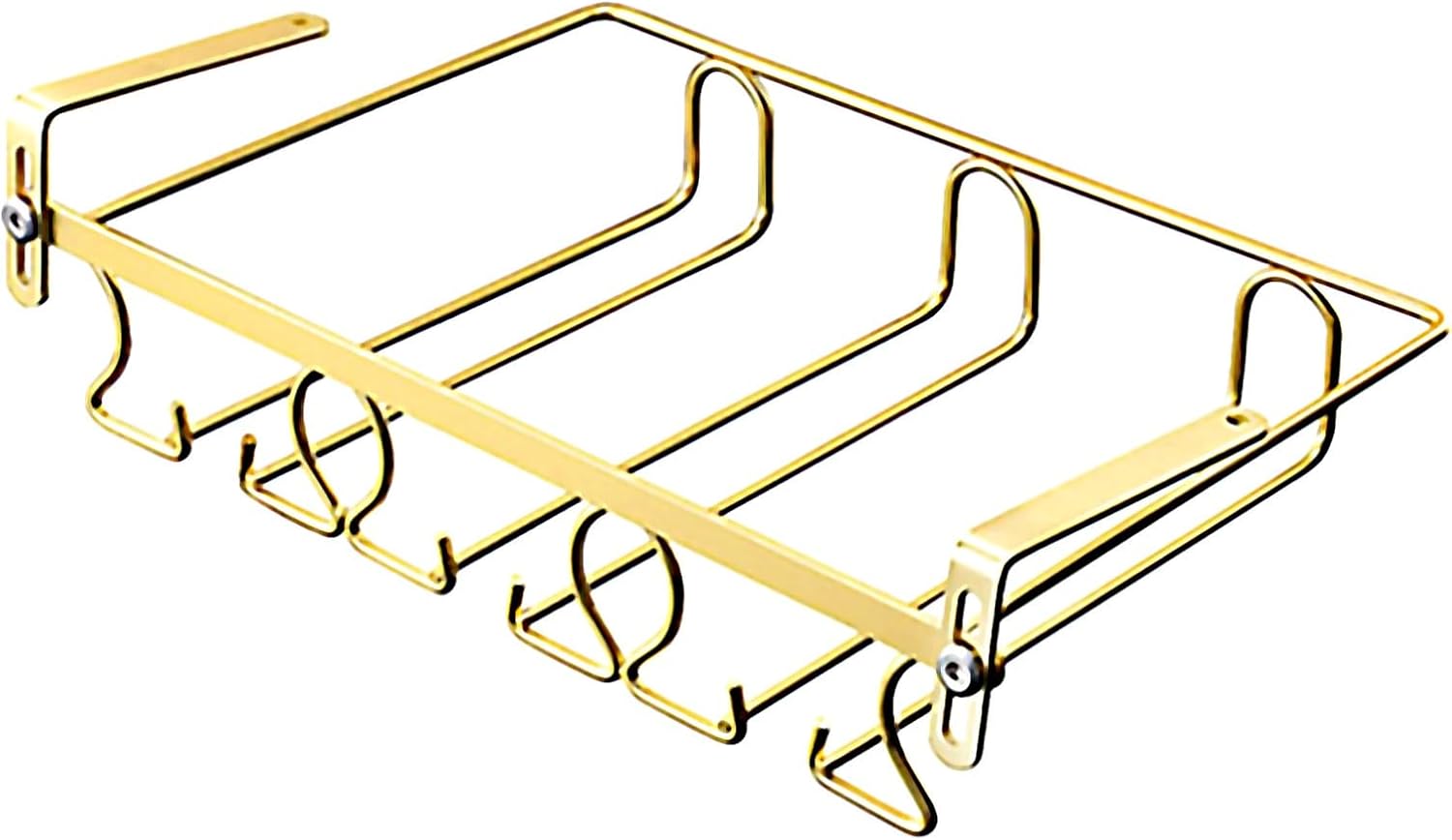 Adjustable Wine Glass Holder No Drilling for Cabinet and Bar 1
