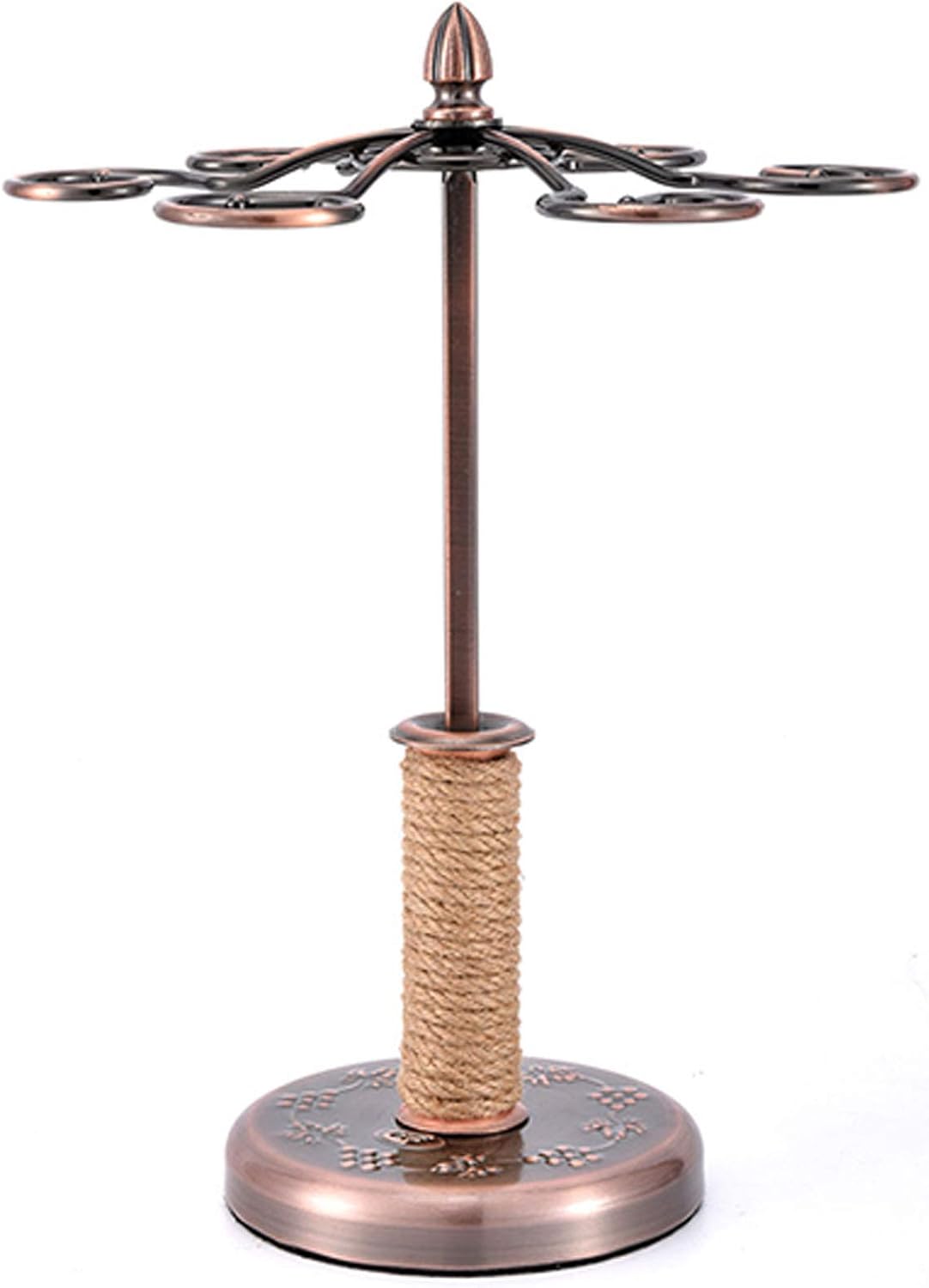 Industrial Wine Glass Holder for 6 Glasses