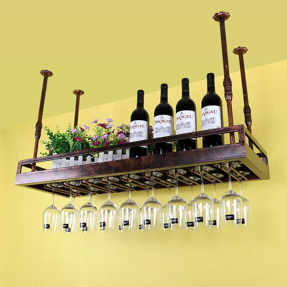 LUCEAE Wall-Mounted Wine Rack for Bar Kitchen Storage