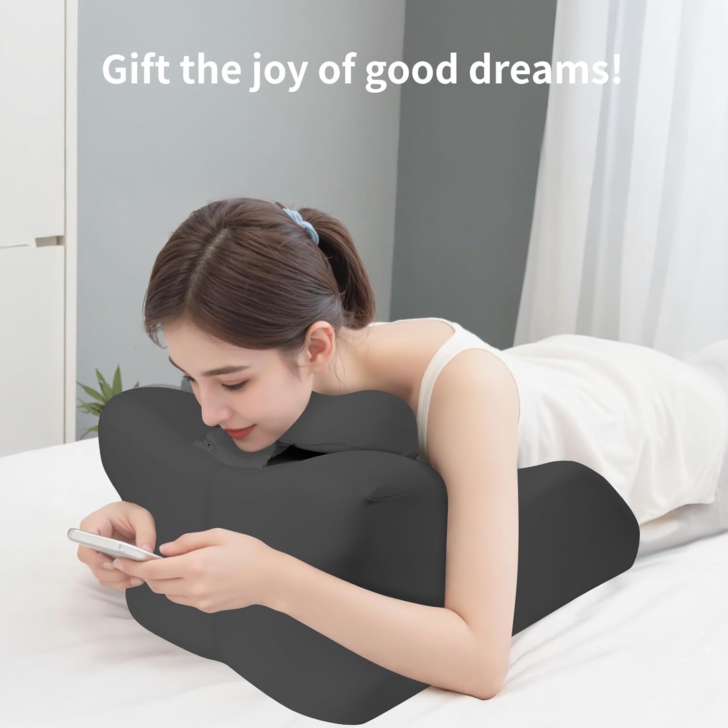 Relax Cush Pillow Ergonomic Support Neck Pillow