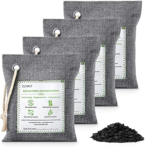 CLEVAST Bamboo Charcoal Air Purifying Bags Large 4200g