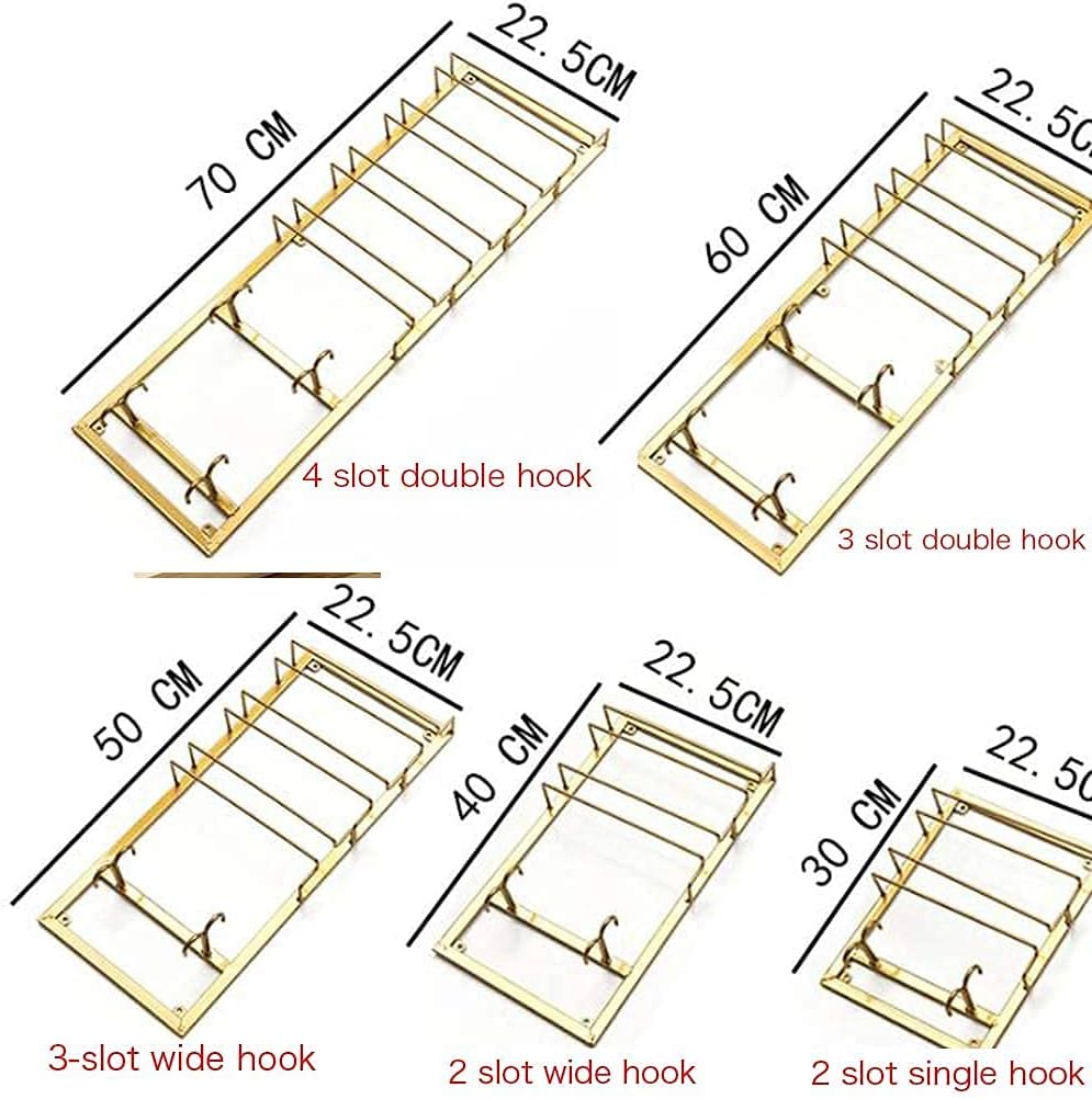 Iron Wine Glass Rack for Home Bar Kitchen