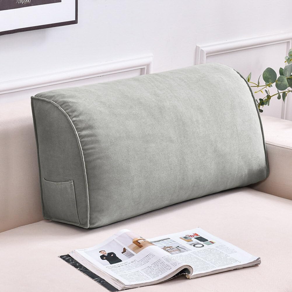 GKWW Gray Decorative Sofa Pillow with Removable Cover