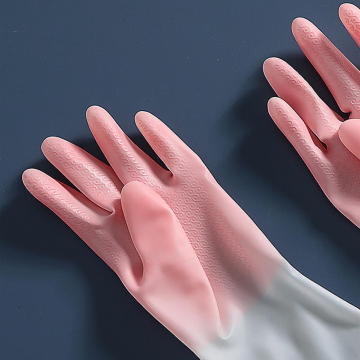 Beiqingyang Reusable Kitchen Rubber Gloves 1