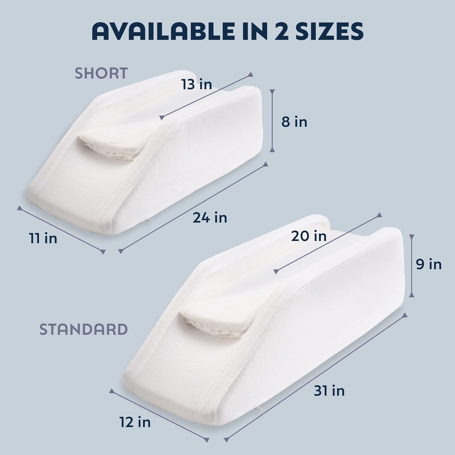 Adjustable Leg Elevation Pillow for Pain Relief and Healing