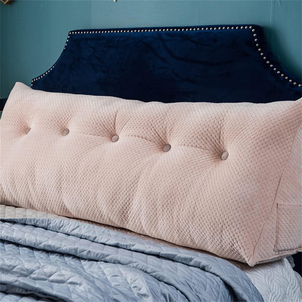 ZZYK Large Triangular Headboard Pillow with Removable Cover