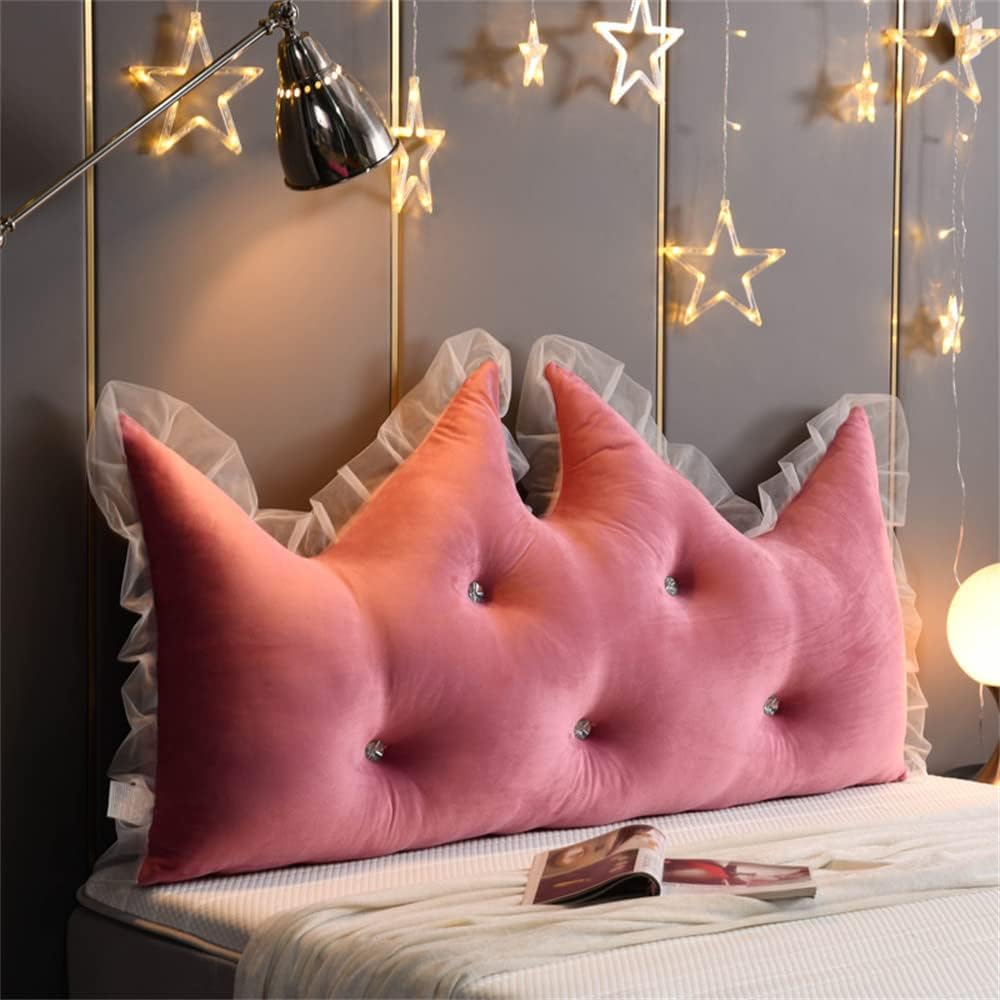 Large Back Cushion for Bed - Deep Pink 275 Inch