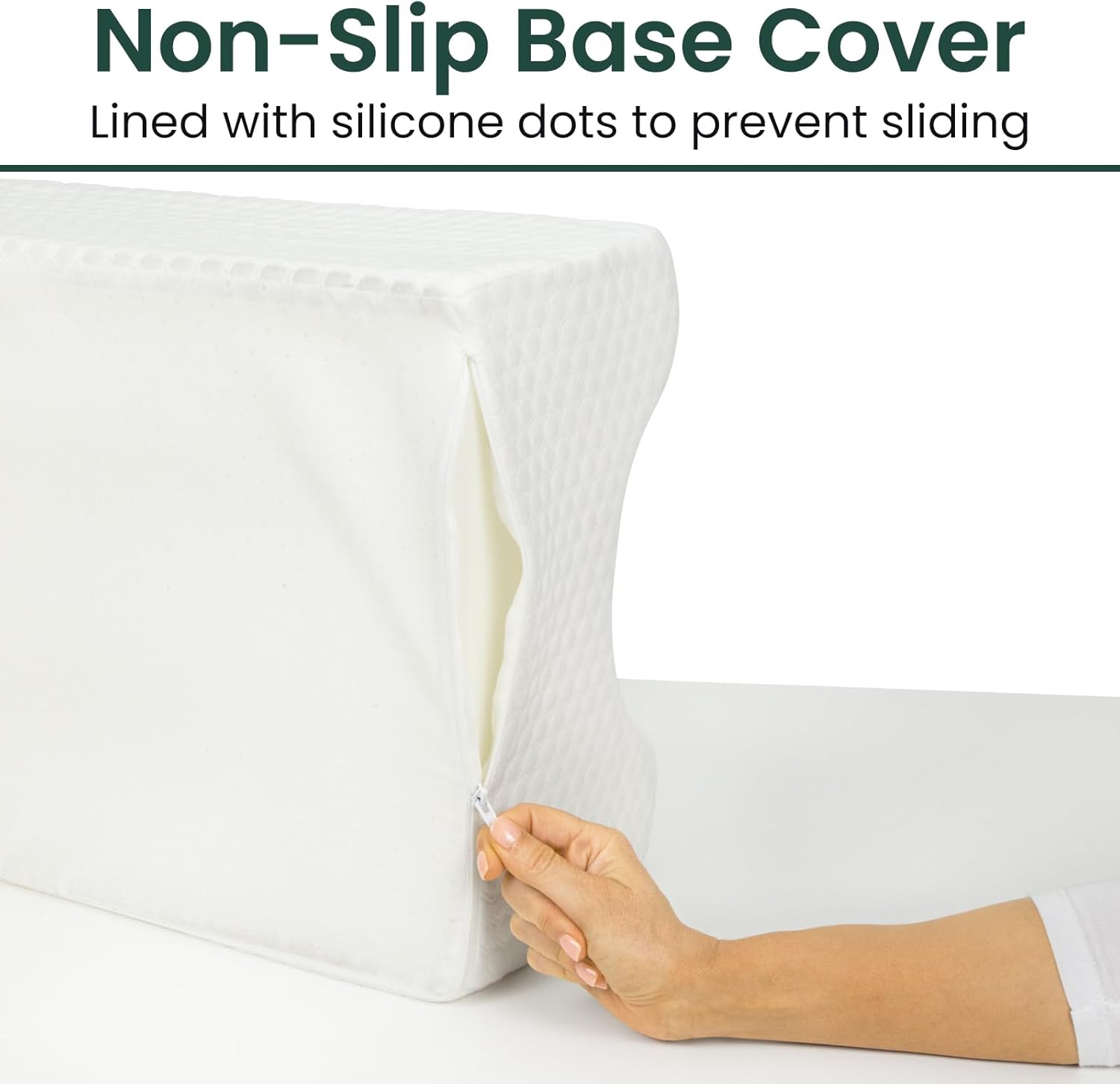 Xtra-Comfort Leg Elevation Pillow for Knee Swelling Post Surgery Relief