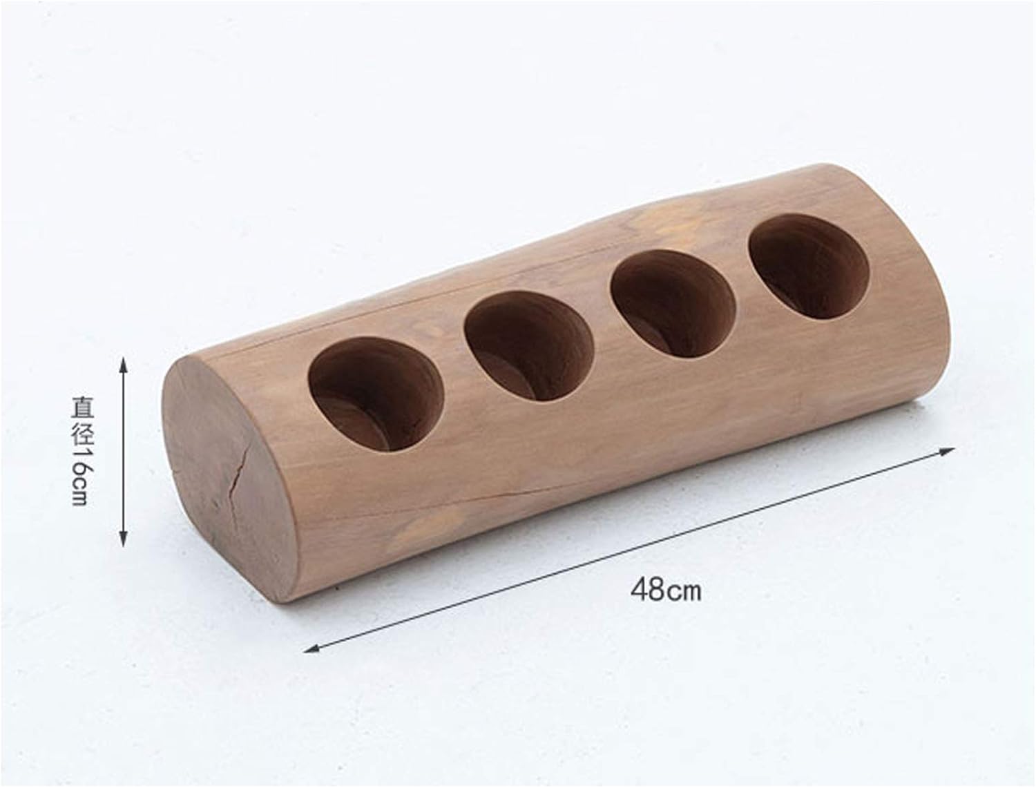 BOCbco 4-Bottle Wood Freestanding Wine Rack