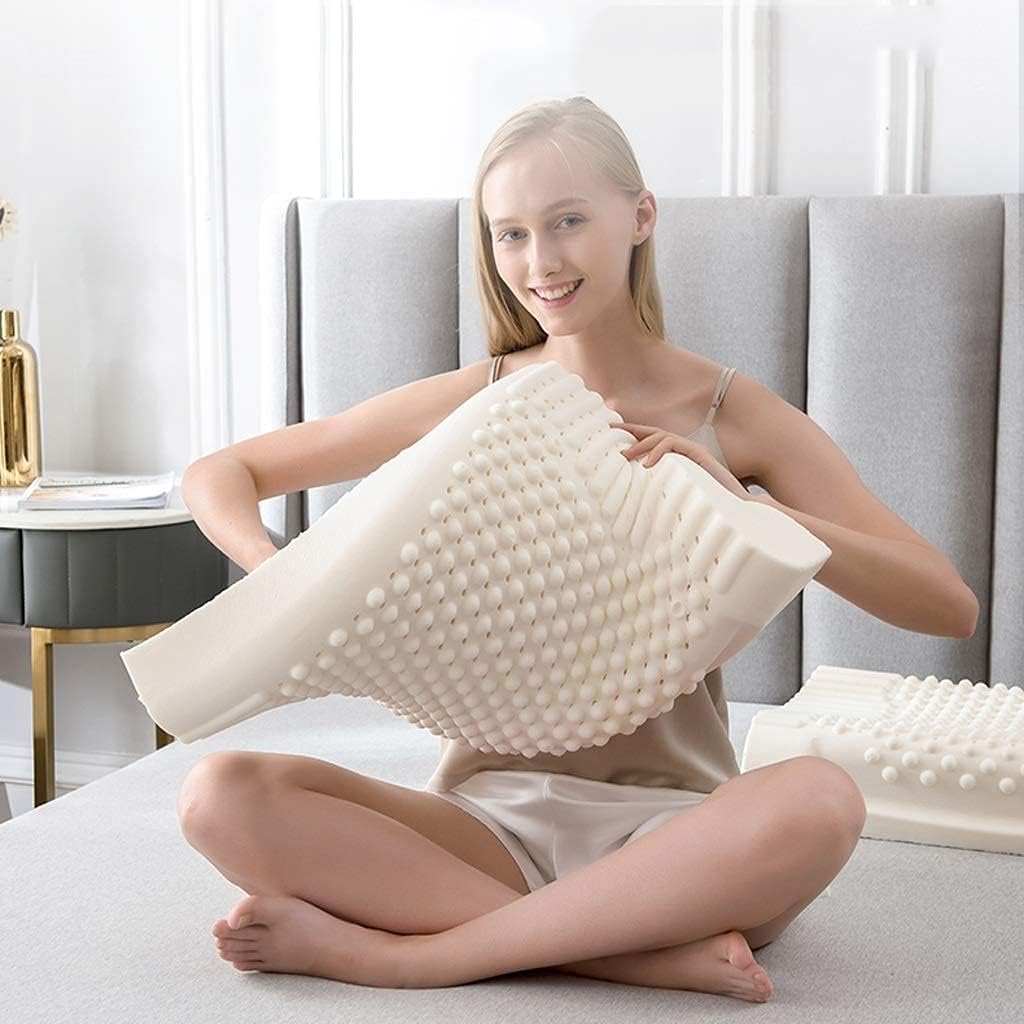 Ergonomic Latex Pillow for Neck and Back Support
