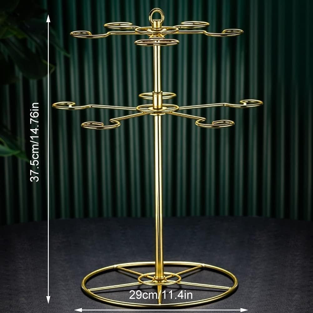 FaLKiN Wine Glass Rack with 10 Rotating Hooks 1
