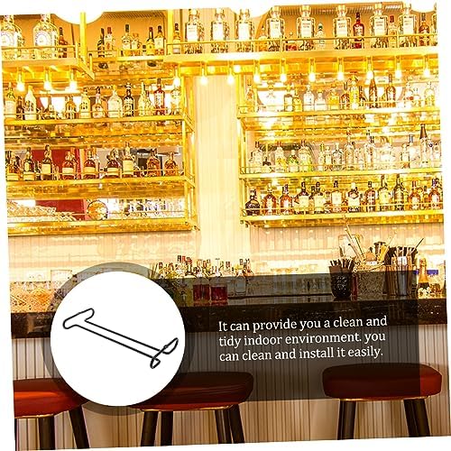 Cabilock Red Wine Glass Holder Rack - Space-Saving Black Design