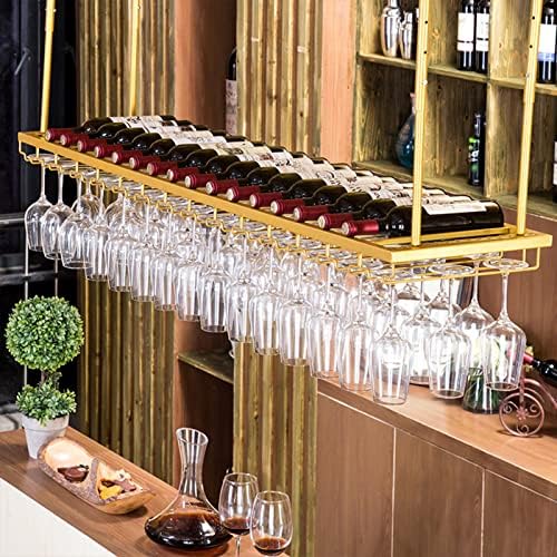 Suuim Ceiling Wine Racks with Adjustable Holder