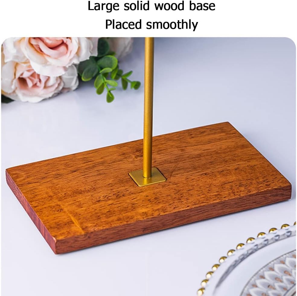 NWB Upside Down Wine Glass Rack - Gold Finish Holds 2 Glasses