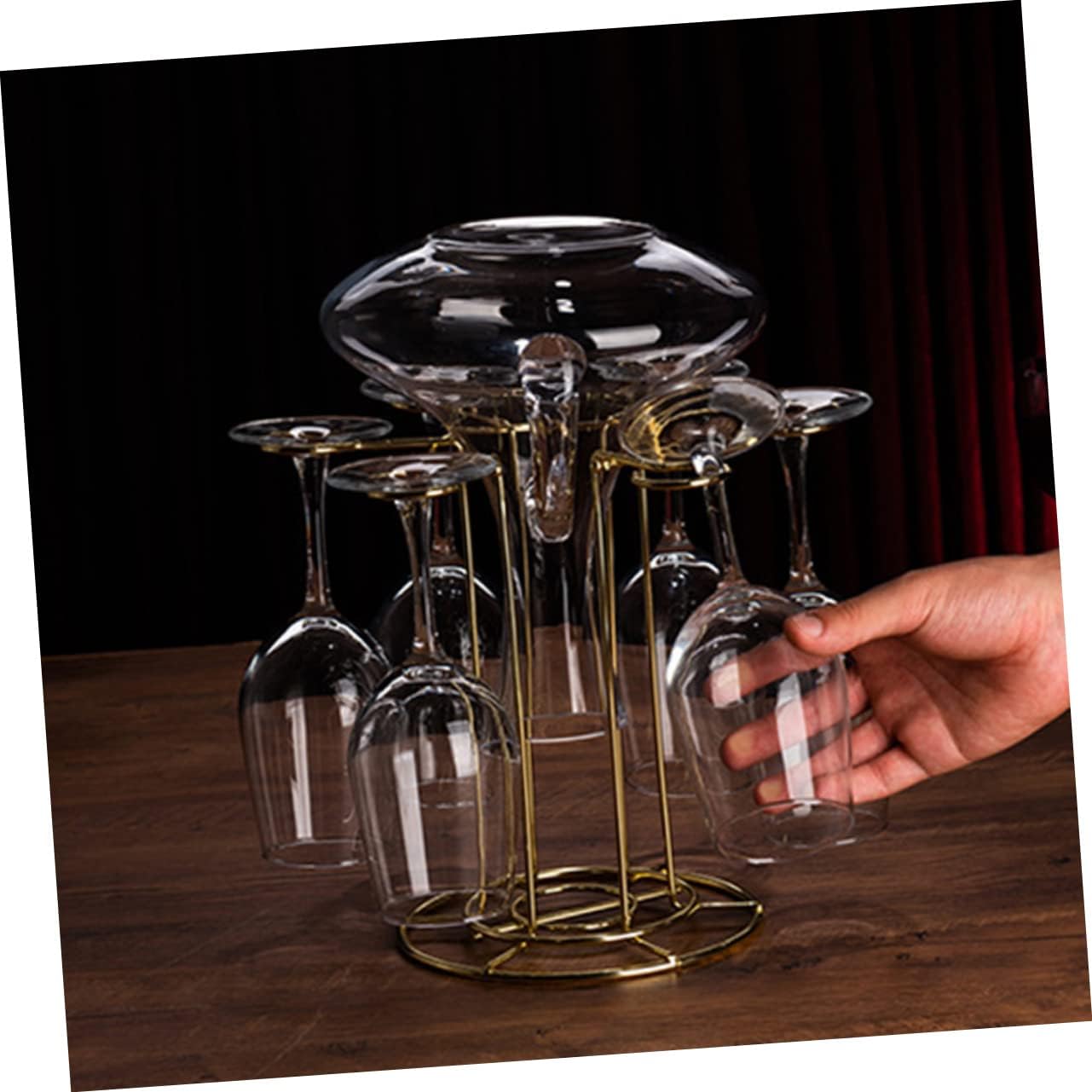 OHPHCALL Stemware Glass Holder Rack for Kitchen and Bar