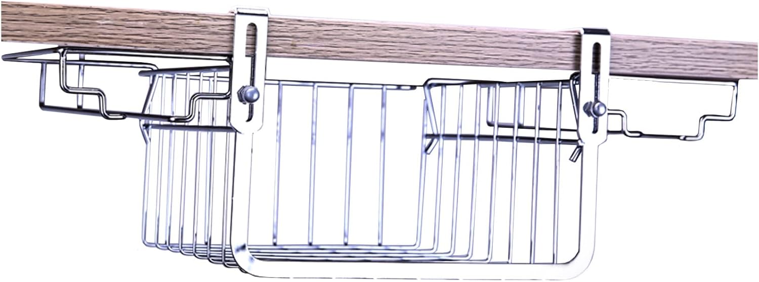 WORDFUN Adjustable Steel Wine Glass Rack for Cabinet