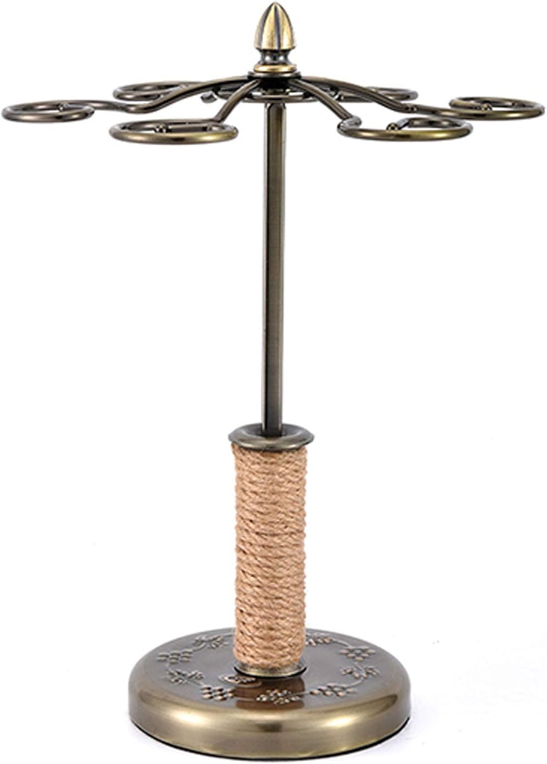 BOCbco Tabletop Wine Racks for 6 Glasses - Industrial Style